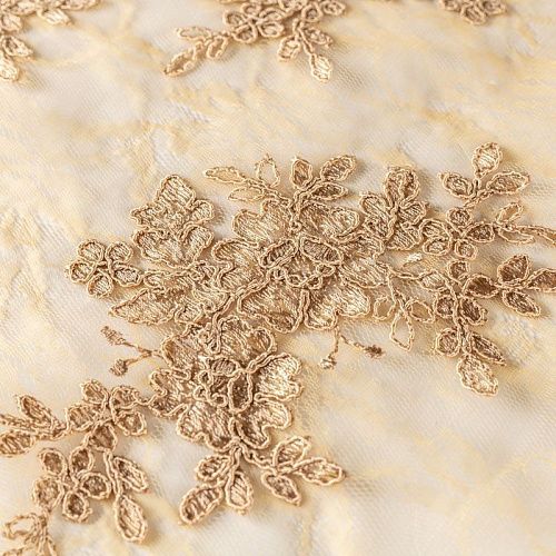 Гипюр К05-532 карамельный