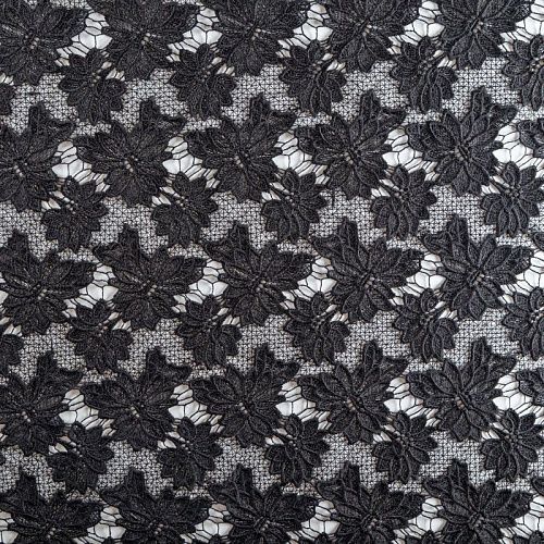 Гипюр-макраме К19-1106 черный