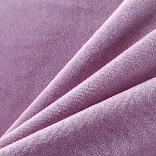Ткань портьерная бархат h-300 см 09-02-04519 розовато-лиловый однотонный