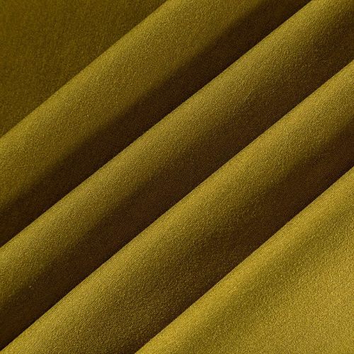 Джерси с начесом 014-03176 темно-горчичный однотонный