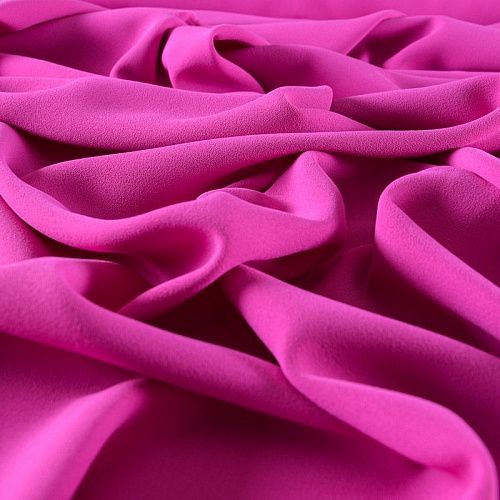 Креп 026-11695 фуксия однотонный