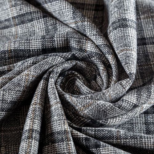 Твид 052-05374 черно-белый