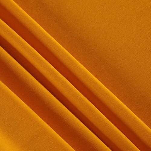 Джерси 014-15726 шафрановый однотонный