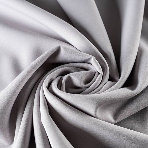 Ткань костюмно-плательная К33-371 светло-серый однотонный