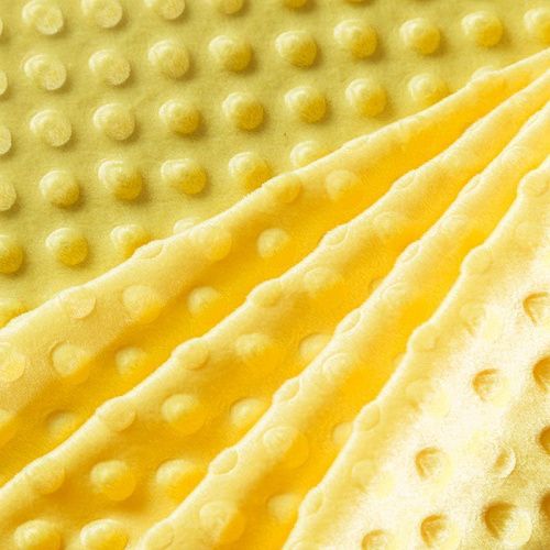 Плюш Minky 044-05473 желтый однотонный