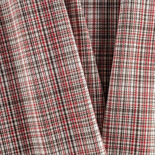 Ткань костюмная К33-295 молочный принтованный