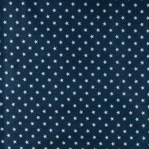 Бязь 007-00672 темно-синий принтованный