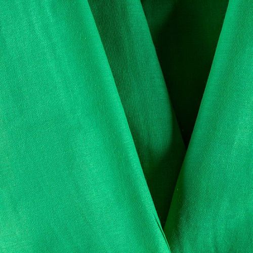 Хлопок-вуаль К28-390 изумрудно-зеленый однотонный