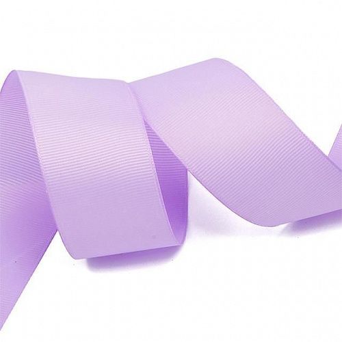 Лента репсовая Ideal в рубчик 38 мм 38-430 светло-сиреневый
