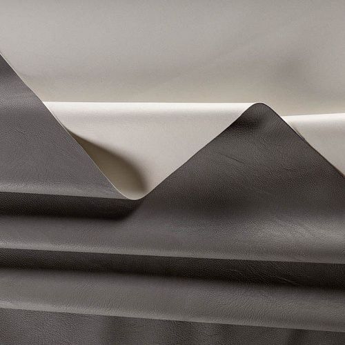 Экокожа К28-502 серый однотонный