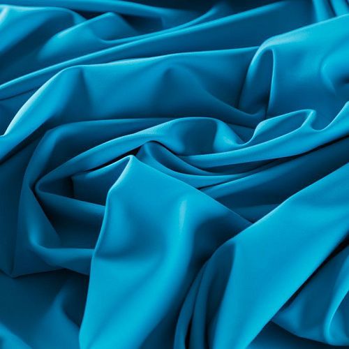 Лайкра 005-07507 лазурно-голубой однотонный