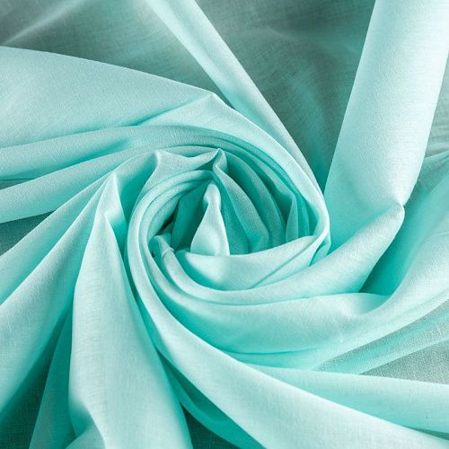 Хлопок-вуаль К28-408 нежно-мятный однотонный