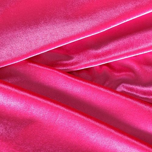 Бархат 002-04444 светлая фуксия однотонный