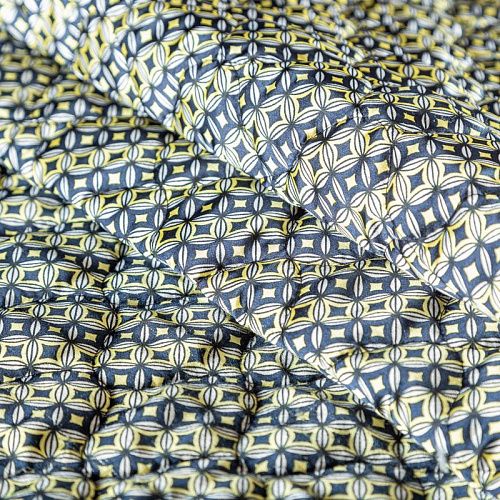 Ткань курточная 2-х сторонняя 033-03871 светло-желтый принтованный