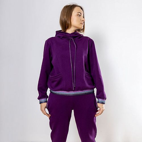 Костюм спортивный женский ГИ002 пурпурный