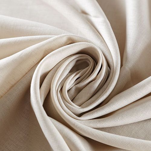 Лен-вискоза 035-08429 песочный однотонный