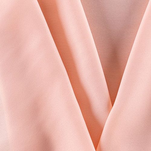 Креп-шифон 027-09852 светло-персиковый однотонный