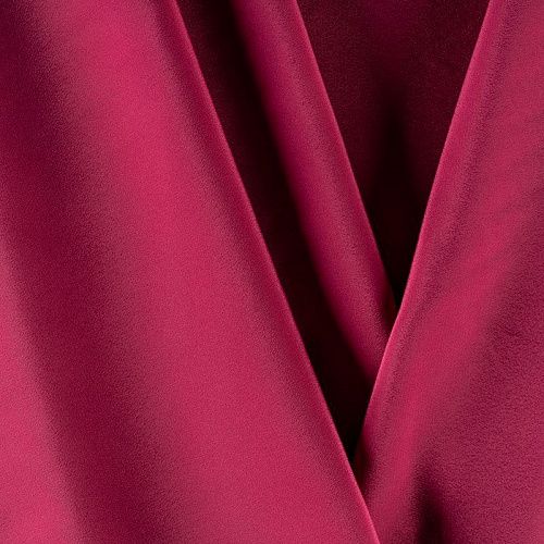 Крепдешин натуральный К36-185 сливовый однотонный