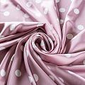 Шелк синтетический 065-01328 розовато-лиловый принтованный