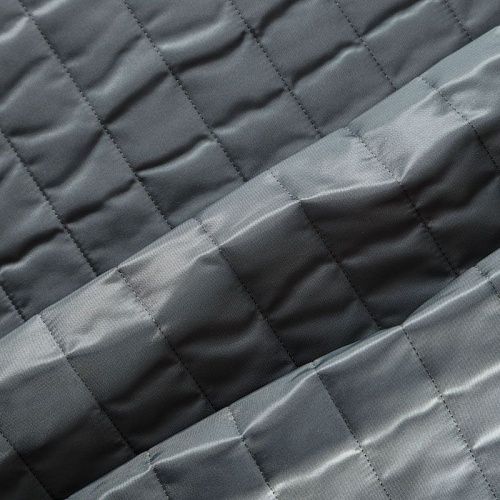 Ткань курточная 2-х сторонняя 033-05951 графитовый однотонный