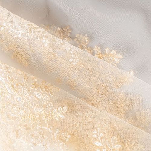 Гипюр К03-0077 ванильный