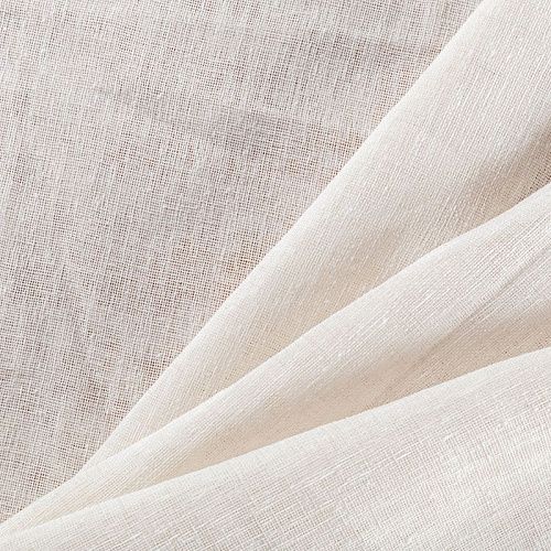 Тюль 05-01-02570 молочный однотонный