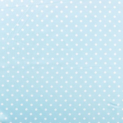 Шелк синтетический 065-01464 светло-бирюзовый принтованный