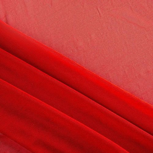 Сетка трикотажная 050-02089 красный однотонный