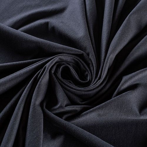 Футер 2-х нитка 062-01407 черный однотонный