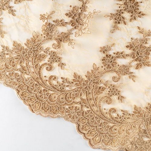 Гипюр К05-532 карамельный