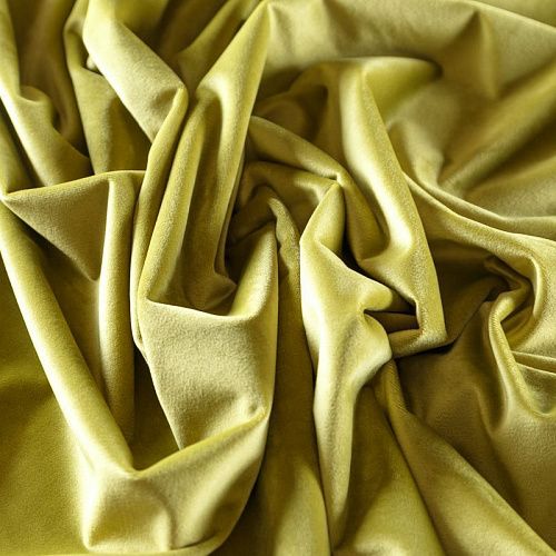 Ткань портьерная бархат h-300 см 09-02-04516 грушевый однотонный