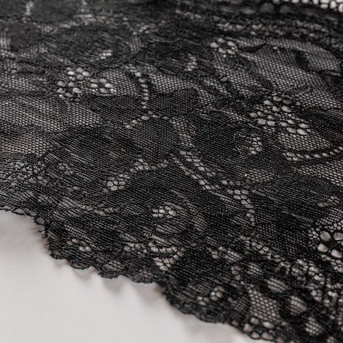 Кружево эластичное 170 мм Ф01-0263 черный