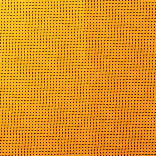 Крепдешин натуральный К15-060 спелый апельсин принтованный