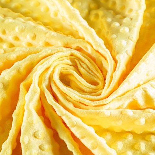 Плюш Minky 044-05473 желтый однотонный