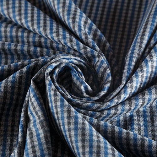 Ткань костюмная 025-05982 серый принтованный