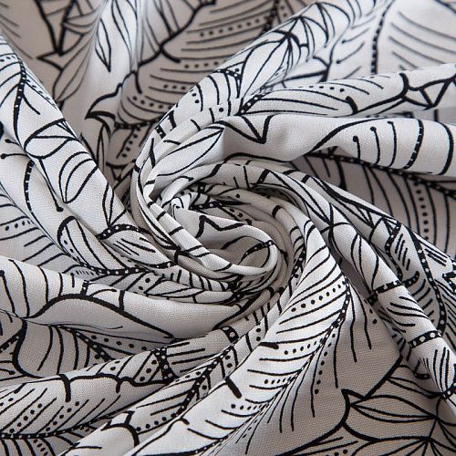 Штапель 069-17534 белый принтованный