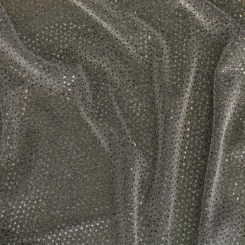 Трикотаж с люрексом К33-532 серебристый однотонный