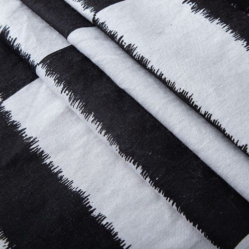 Лен натуральный 035-19899 черно-белый