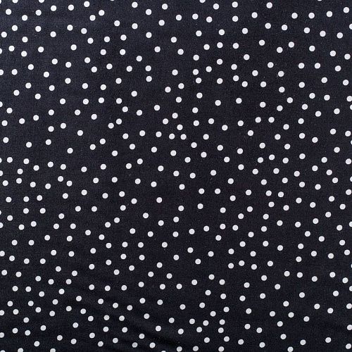 Штапель 069-01470 черный принтованный