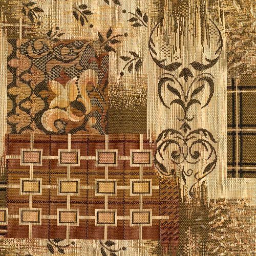 Гобелен гостиный 513-02-03 серо-зеленый абстракция