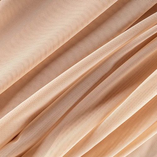 Сетка трикотажная К33-064 пудровый однотонный