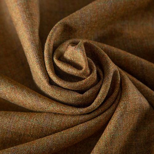 Шерсть костюмная 022-19967 горчичный принтованный