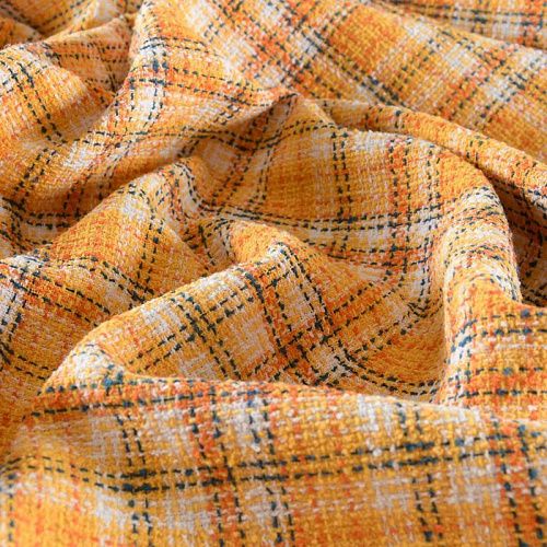 Твид 052-11750 желто-оранжевый