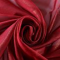 Шифон с напылением 068-09636 бордовый однотонный