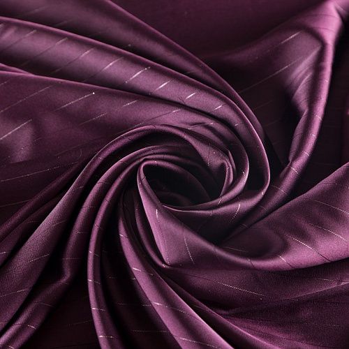 Шелк синтетический с люрексом 065-04164 баклажановый