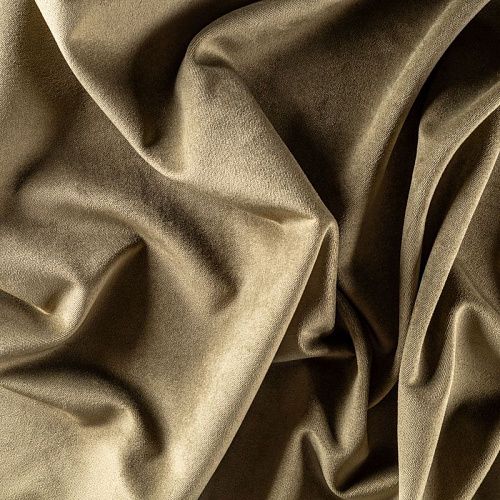 Ткань портьерная бархат 529-02-158 зеленый хаки однотонный