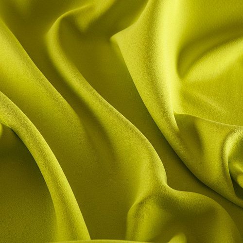 Креп двойной 026-14523 шартрез однотонный