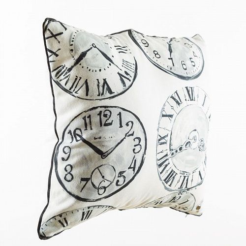 Наволочка 50х47 см декоративная на молнии 461741 черный