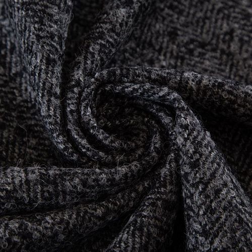 Шерсть буклированная Fabiana Filippi 066-16523 серый "елочка"