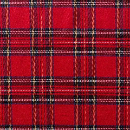 Ткань костюмная 025-01902 красный принтованный